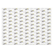 蚊おもしろい虫漫画イラストレーション テーブルクロス (正面(横))