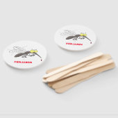 蚊おもしろい虫漫画イラストレーション ハンドファン (組立なし)