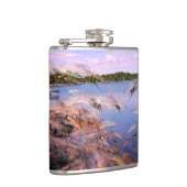 蚊が群がり、スカンジナビアのフィヨルド フラスク (右)