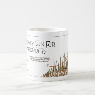 蚊のおもしろい コーヒーマグカップ