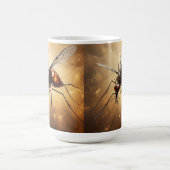 蚊のフラクタル・アート コーヒーマグカップ (中央)