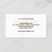 蚊の害虫駆除シールドロゴ 名刺 (裏面)