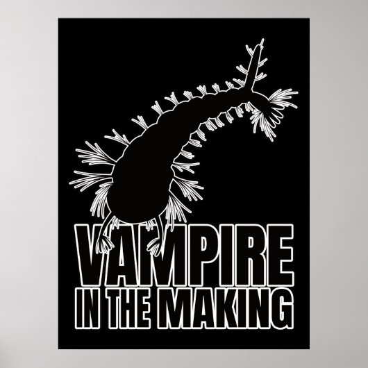 蚊の幼虫 – 昆虫学ギーク ポスター (正面)