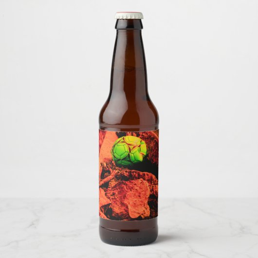 蚊の探険家 ビールラベル (正面)