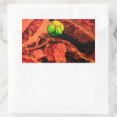 蚊の探険家 長方形シール (バッグ)