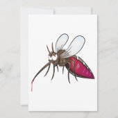 蚊の漫画 招待状 (正面)