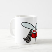 蚊の肉付きマグ コーヒーマグカップ (正面左)