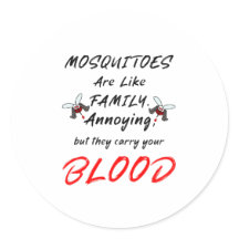 蚊は家族に似ている。