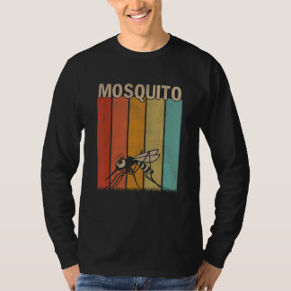 蚊動揺して男女かわいい蚊に Tシャツ