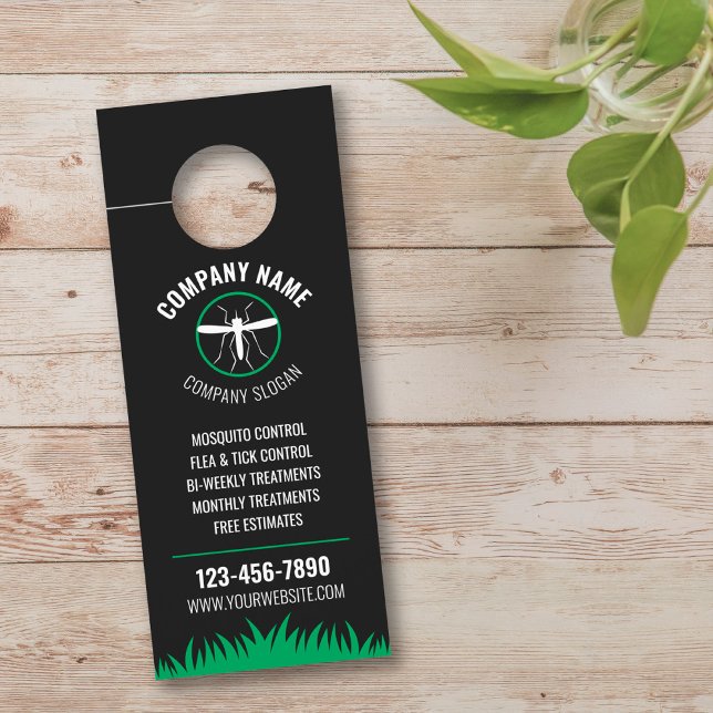 蚊取り戸ハンガー害虫防除 ドアノブサイン (クリエイターアップロード済み)