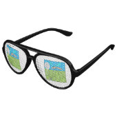 蚊 アビエーターサングラス (アングル)