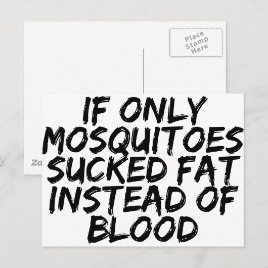 蚊 ポストカード (正面/裏面)