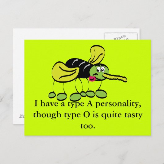 蚊 ポストカード (正面/裏面)