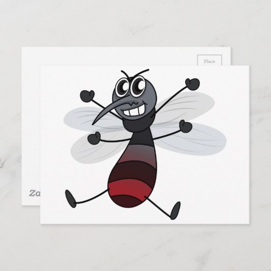 蚊 ポストカード (正面/裏面)