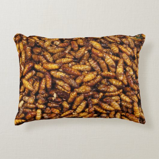 蚕のフライ…タイ通り食品 アクセントクッション (正面)