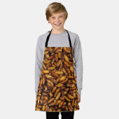 蚕のフライ…タイ通り食品 エプロン (着用した状態)