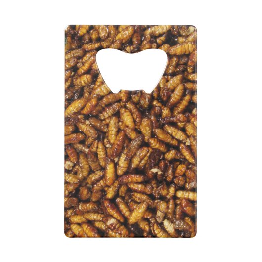 蚕のフライ…タイ通り食品 クレジットカード栓抜き (裏面)