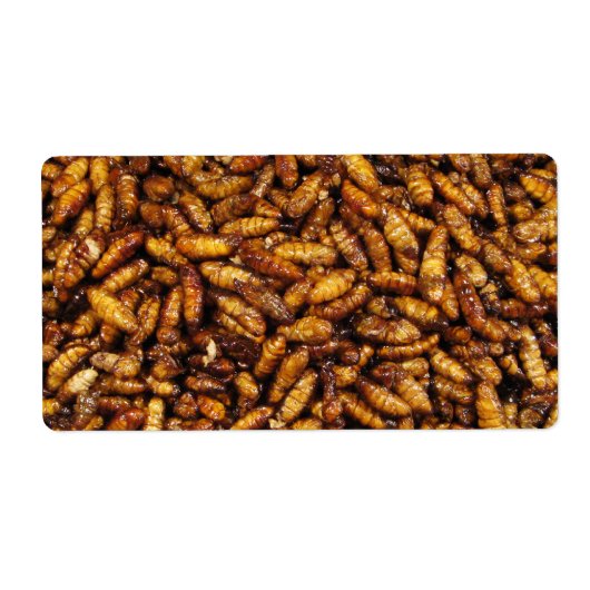 蚕のフライ…タイ通り食品 ラベル (正面)