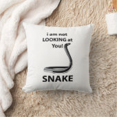 蛇お前を見てなおもしろいい クッション (ブランケット)