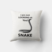 蛇お前を見てなおもしろいい クッション (裏面)