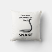 蛇お前を見てなおもしろいい クッション (正面)