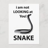 蛇お前を見てなおもしろいい ポストカード (正面)