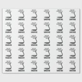 蛇お前を見てなおもしろいい ラッピングペーパー (フラット)