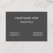 蛇お前を見てなおもしろいい 名刺 (裏面)