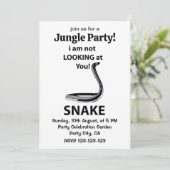 蛇お前を見てなおもしろいい 招待状 (スタンド正面)