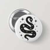 蛇と星 缶バッジ (正面&裏面)