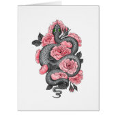 蛇と桃のバラ (正面)