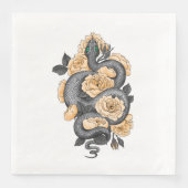 蛇と黄色のバラ (正面)