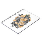 蛇と黄色のバラ ノートブック (左側)