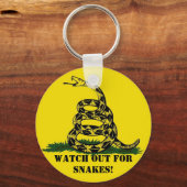 蛇に気をつけろ! キーホルダー (正面)