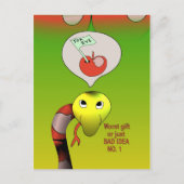 蛇のアイディア ポストカード (正面)