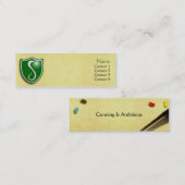 蛇のプロフィールカードの家 スキニー名刺 (正面/裏面)