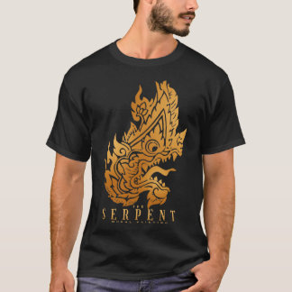 蛇の壁画 Tシャツ