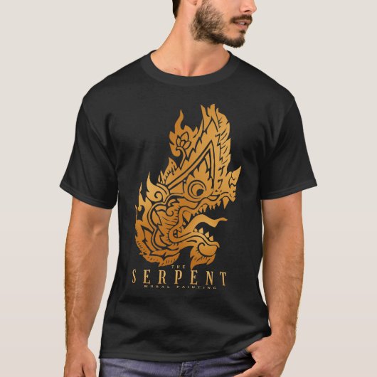 蛇の壁画 Tシャツ (正面)