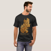 蛇の壁画 Tシャツ (正面フル)