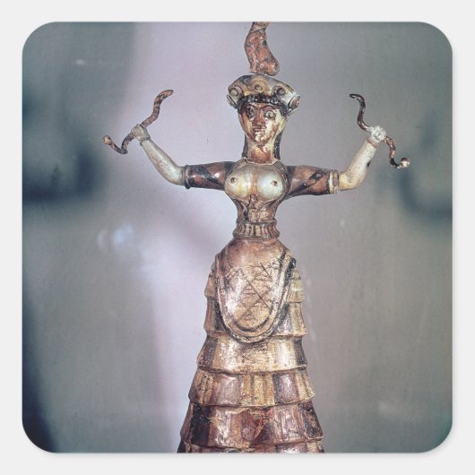 蛇の女神 スクエアシール (正面)