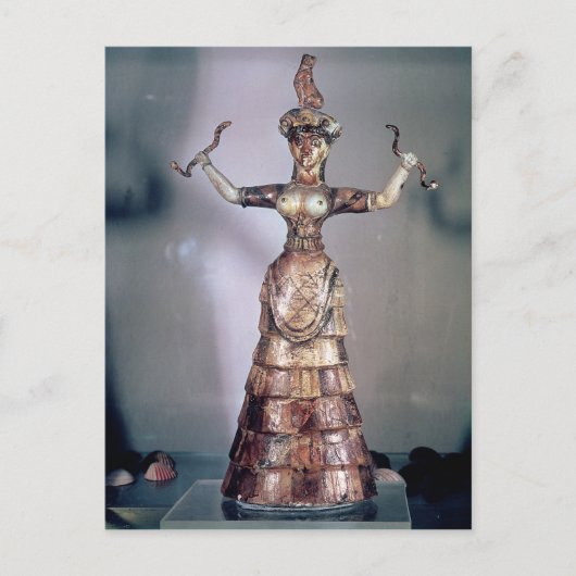 蛇の女神 ポストカード (正面)