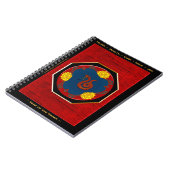 蛇の年パーソナライズされた月 ノートブック (左側)