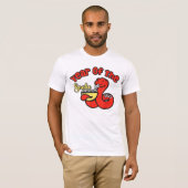 蛇の年2025ラーメン恋人かわいい蛇 Tシャツ (正面フル)