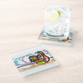 蛇の愛 ガラスコースター (アングル)