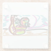 蛇の愛 ガラスコースター (裏面)