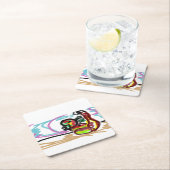 蛇の愛 スクエアペーパーコースター (インサイチュ)