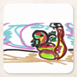 蛇の愛 スクエアペーパーコースター