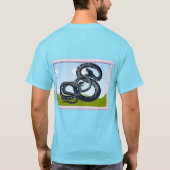 蛇の激突 Tシャツ (裏面)