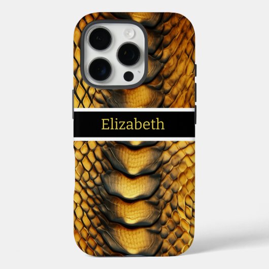 蛇の皮を閉じ鮮やかる Case-Mate iPhoneケース (裏面)