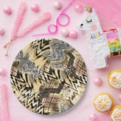 蛇の皮、虎。 ペーパープレート (パーティー)